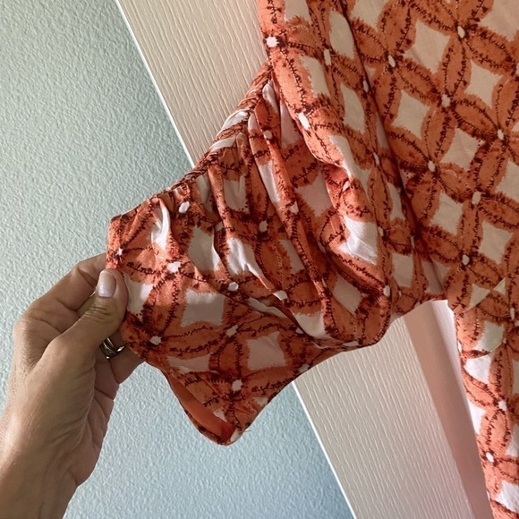 New Inc International Ruffle Maxi Dress Large - Picture 3 of 5